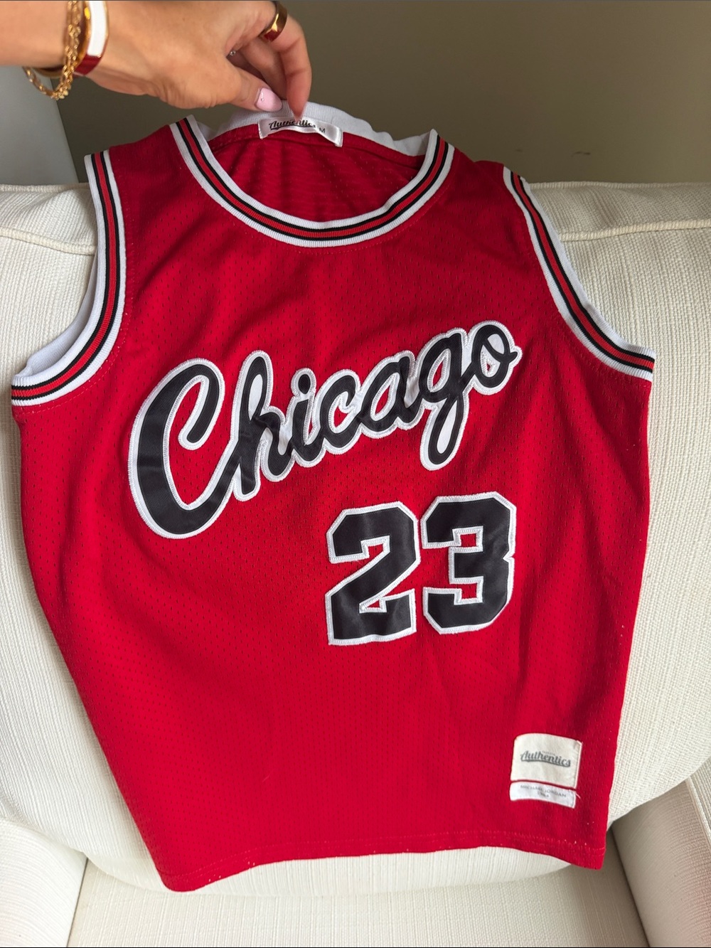 Chicago 23 Red Kids Basketball Tank Top